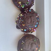 Easter donuts  at Kenilworth Country Bakery in Mooloolaba