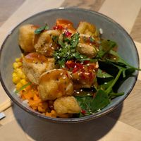 Spicy tofu bowl at Wiki Wiki Poke - Landstrasse  in Vienna