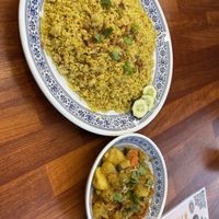 Vegetable vorta and khichuri   at Bengal Cuisine in Busan