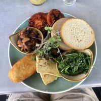 Vegan breakfast   at Cockles Cafe in Port Elliot