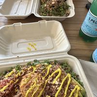Mustard bowl and rainbow tacos  at Leahi Health The Villages in The Villages