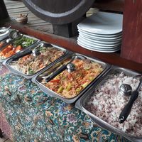 Buffet at Art Cafe in Koh Phangan