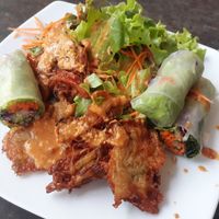 Buffet at Art Cafe in Koh Phangan