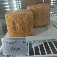 Croissant cube at Art Cafe in Koh Phangan