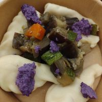 Vegan culurgiones at Licu in Alghero