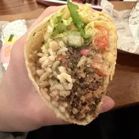 Cheezeburger burrito  at Club Mexicana - Boxhall City in London
