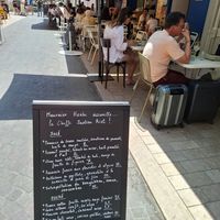 Menu of the day at Mauvaise Herbe in Marseille