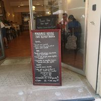 Current menu at Mauvaise Herbe in Marseille