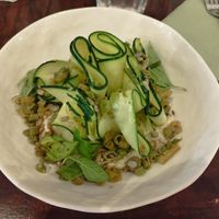 Tagliatelles de courgettes at Mauvaise Herbe in Marseille