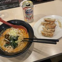 Vegan Dandan Ramen und vegan Gyoza   at Takeya in Tokyo