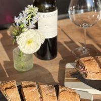 Parisian Sandwich (with house made ham)  at La Cave in Pasadena