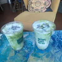 Matcha latte at The Soulful Steep  in Pompano Beach