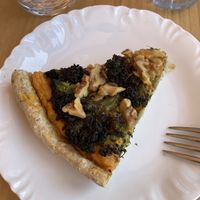 Vegan sweet potato pie  at Nur Natural Bistrot in Fuerteventura