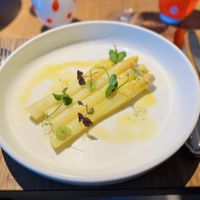 Grilled asparagus   at Ristorante Galleria in Munich