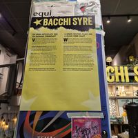  at Bacchi Syre  in Stockholm