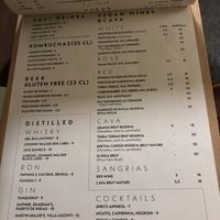 Menue   at PÖTSTOT in Barcelona