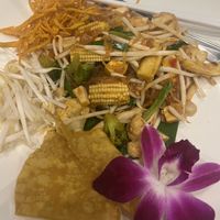 pad thai vegetarian (also vegan)   at Frog Pond - ฟรอกพอน in Bangkok