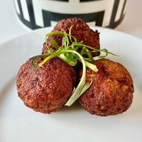 Cauliflower pakoras  at Chamo in Dubai