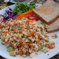 Vegan breakfast at Fin Fin Food in Hua Hin