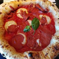 Vegan Pizza Salami at 60 seconds to Napoli in Dresden