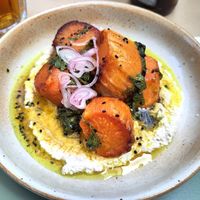 Sweet potatoes at Caravane Cafe in Bergerac
