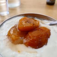 Creme de riz at Caravane Cafe in Bergerac