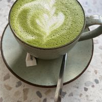 Matcha latte with oat milk   at Mile coffee&more  in Oswiecim