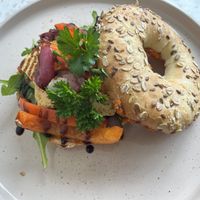 Vege bagel  at Mile coffee&more  in Oswiecim