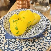 Potatoes for the veggies  at Gasthof Goldgasse in Salzburg