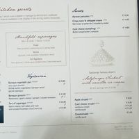 Menue 2  at Gasthof Goldgasse in Salzburg