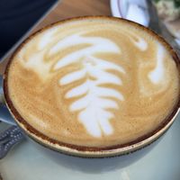 Great oat latte   at Cafe 1001  in East London