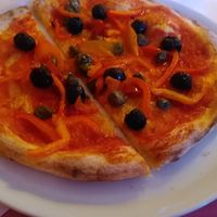 Pizza ohne Käse at Ristorante Capri in Limburgerhof