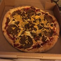 vegan pepperoni & sausage at Ian's Pizza in Milwaukee