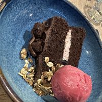 Brownie cake  at The Wellington Heifer  in Northallerton