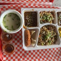 Vegan. Chinese Thaali  at Nepali Momos in Brampton