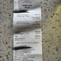 Receipt  at Nepali Momos in Brampton