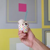 Banana oreo  at Scoops in Los Angeles