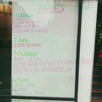 Menu at Sampe's Restaurante Vegetariano in Lima