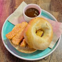 Sausage bagel at GRAN T's  in Manchester