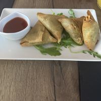 Samosa’s  at Le Petit Blangy by Mezzaluna in Saint-laurent-blangy
