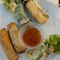 Spring rolls at Pho Ngoc Hiep Restaurant in South East London