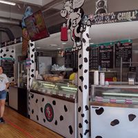 Inside at Babes Ice Cream in Milwaukee