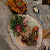 Botanist bowl with sweet potato fries at The Botanist in Sheffield