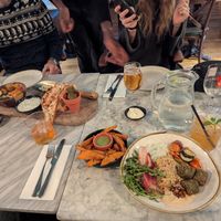 Vegan dishes at Botanist at The Botanist in Sheffield