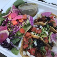 Vegan Taco Plate (dinner option) at Cafe Corazon - Bremen in Milwaukee