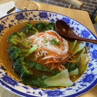 Vegan noodle soup, a personal favourite    at LAN Noodle - 兰州牛肉拉面 in Edmonton