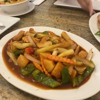 Sweet and sour stir fry (tofu)  at Pad Thai in Honolulu