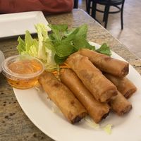Vegetarian spring rolls   at Pad Thai in Honolulu