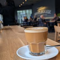 Oat flat white at Bootlegger - Preller Walk in Bloemfontein