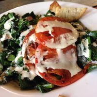 Grilled kale salad at Pingala Cafe in Burlington
